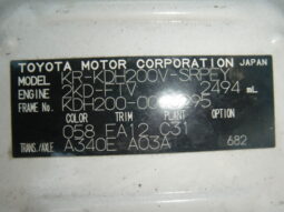
										Toyota Regiearth van full									